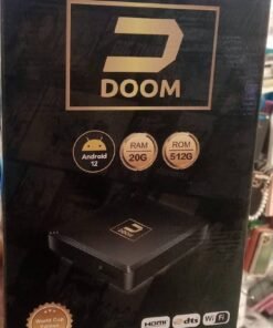 Doom Tv box Android - IP TV BOX 20GB RAM 512 ROM Support 10K Dubai